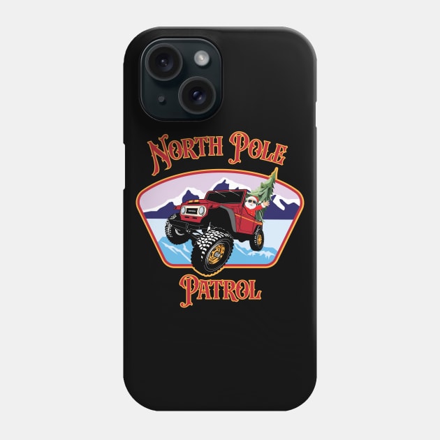 North Pole Patrol Phone Case by Bulloch Speed Shop