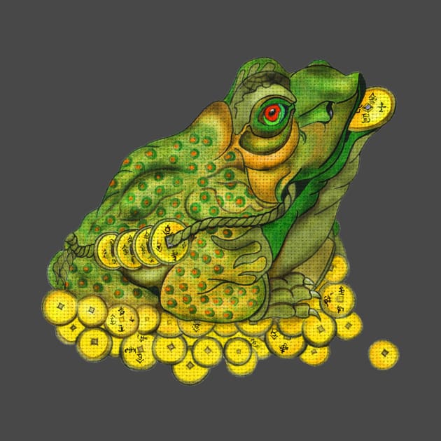 Feng Shui Money Frog for Good Luck by Rablo