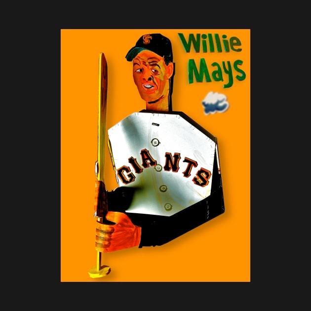 Willie Mays by SPINADELIC