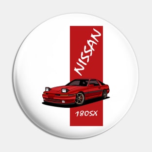 Nissan 180SX, JDM Car Pin