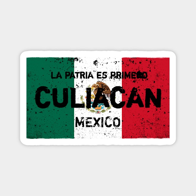 Culiacan Mexico Distressed Magnet by urban-wild-prints