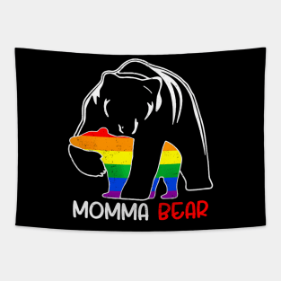LGBT Mama Momma Bear Gay Pride Proud Mom Mother's Day Tapestry
