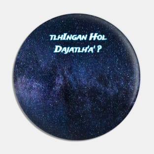 Do you speak klingon ? Pin