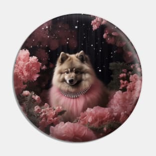 Blushy Finnish Lapphund Pin