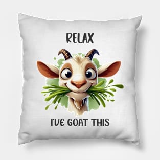 Relax I've Goat This Fun Playful Saying Pillow