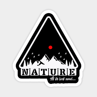 camping in best mood of nature, trekking, hiking, outdoor recreation, sports Magnet