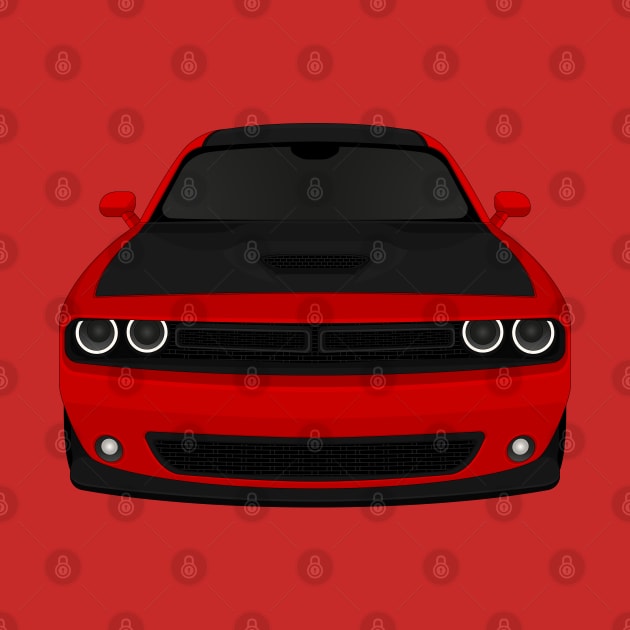 Challenger Red + Black by VENZ0LIC