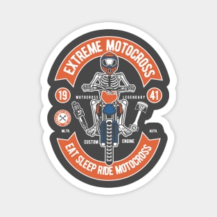 Eat Sleep Ride Motocross - Extreme Motocross Magnet