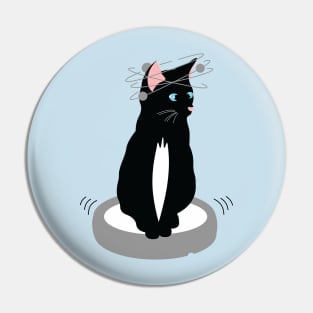 Roomba Cat Pin
