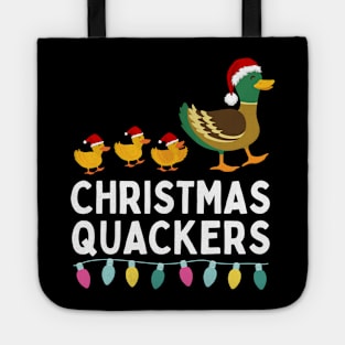 Christmas Quackers Cute Matching Christmas Family Tote