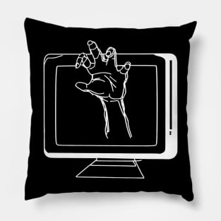 Zombie attack | Straight outta Internet | Retro Computer Pillow