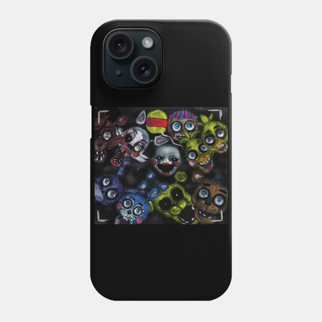 Five nights at Freddy's club Phone Case by Fazbear12