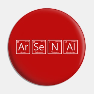 Periodic table Arsenal Pin