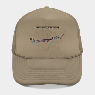 NFL Relocation Map Hat