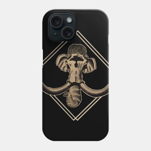 Mammoth Skull Design Phone Case