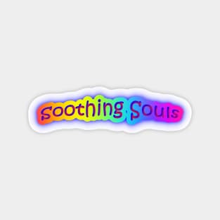 Soothing Souls Neon Retro Rainbow Magnet