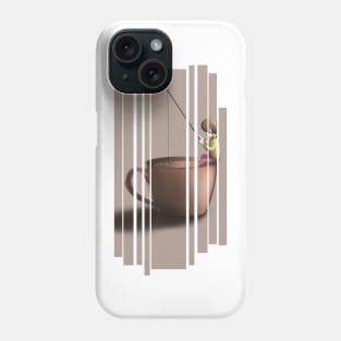 Kid on a cup of tea Phone Case