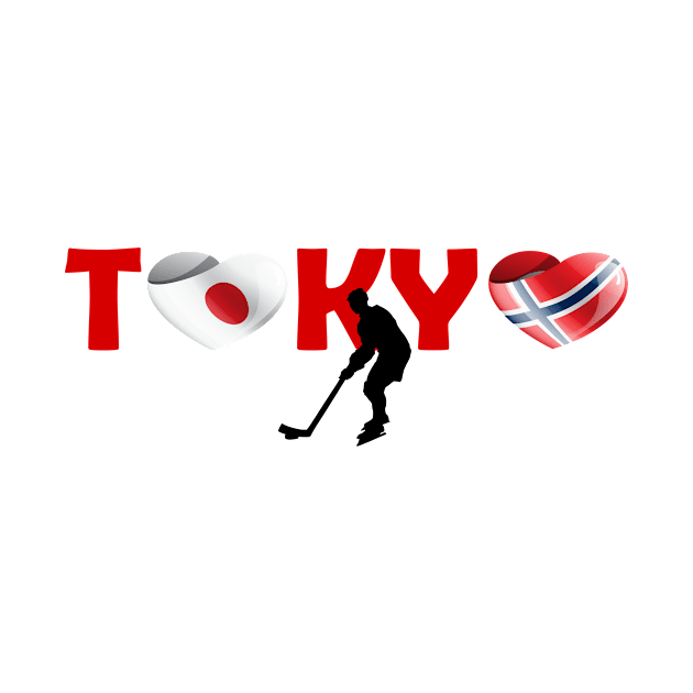 Sports games in Tokyo: Hockey team from Norway (NO) by ArtDesignDE