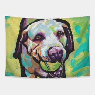 The happy Yellow Lab Love of My Life Tapestry