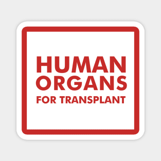 Human Organs For Transplant Magnet