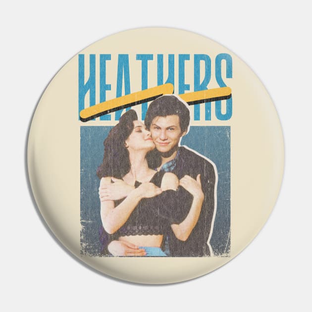 Heathers Vintage 1989 // How Very Original Fan Design Artwork Pin by A Design for Life