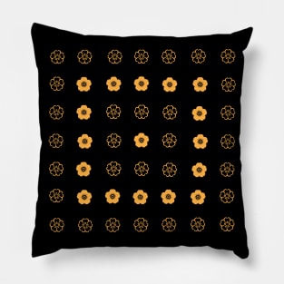 Small Yellow Flowers Pillow