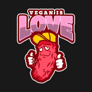 Vegan Is Love T-Shirt