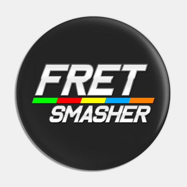 Fret Smasher Logo Pin by Lavoie Studios