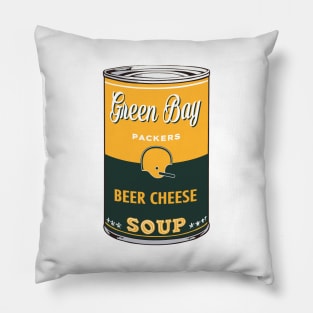 Green Bay Packers Soup Can Pillow