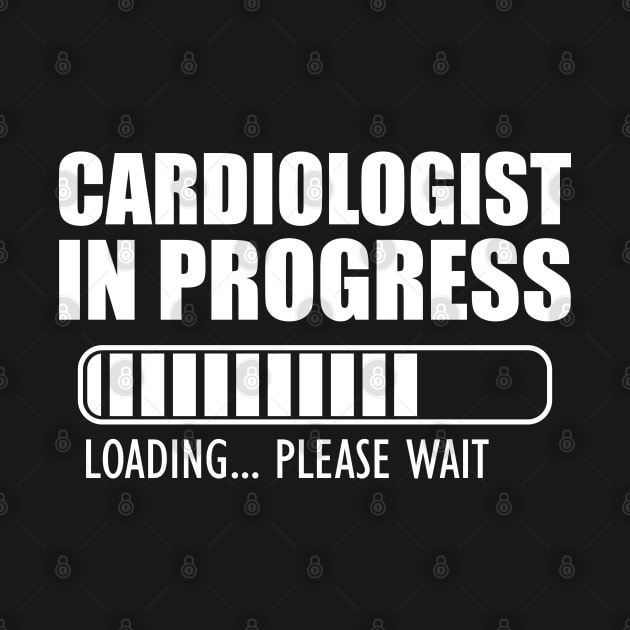 Cardiologist in progress loading w by KC Happy Shop