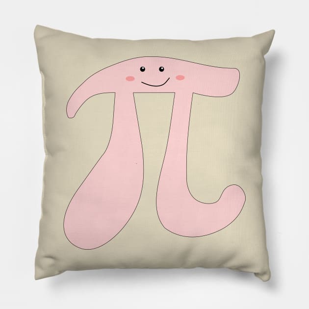 Kawaii Pi Pillow by Lyrical Parser