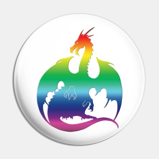 Rainbow Dragon Pin