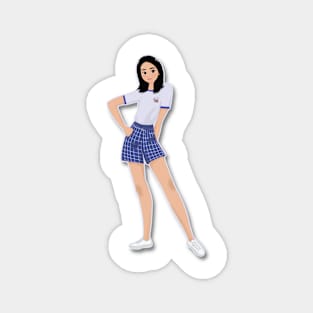 Beautiful woman design character Magnet