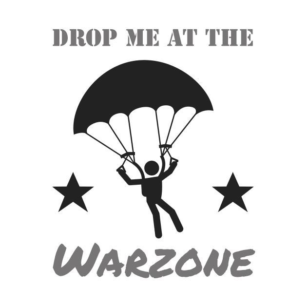 Gaming Warzone Parachute Skydive Gamer by Foxxy Merch