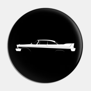 Plymouth Fury Sport Coupe Silhouette Pin