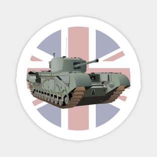 Churchill WW2 British Tank Magnet