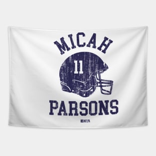 Micah Parsons Dallas Helmet Font Tapestry