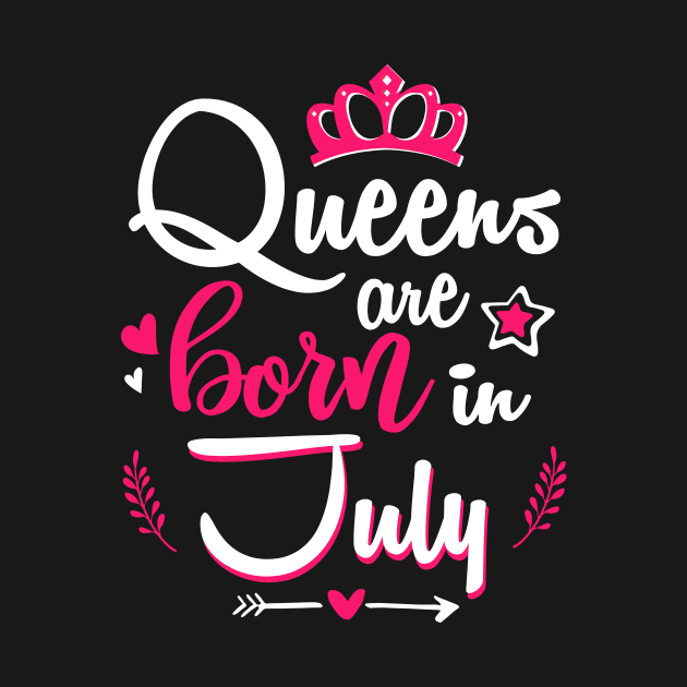 Women Queens Are Born In July by Manonee