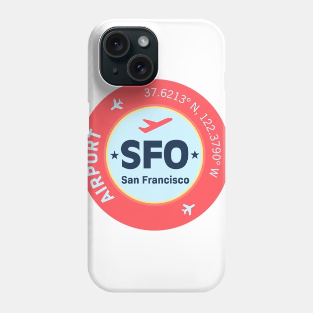 San Francisco sticker design Phone Case by Woohoo