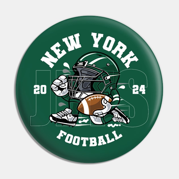 New York Football Pin by Nagorniak