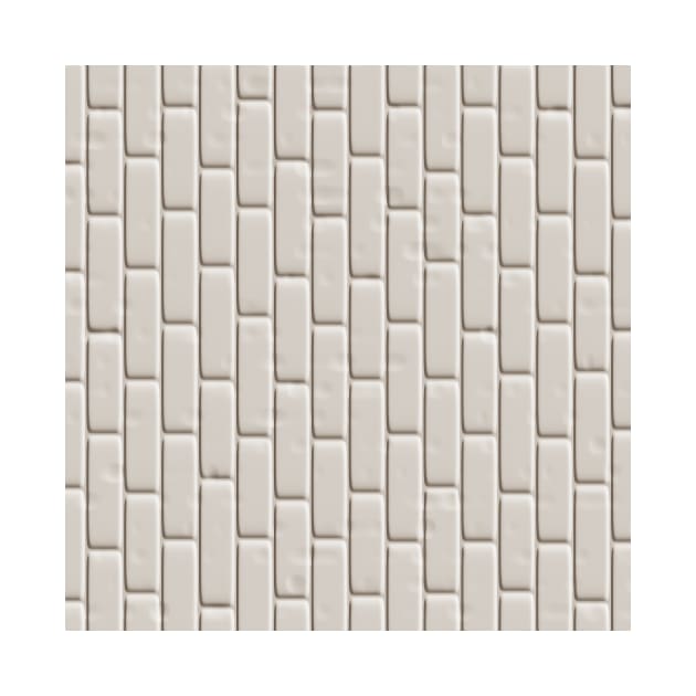 Pattern I'm solid as a wall, Brick wall in gray tones, a larger variant by Hujer