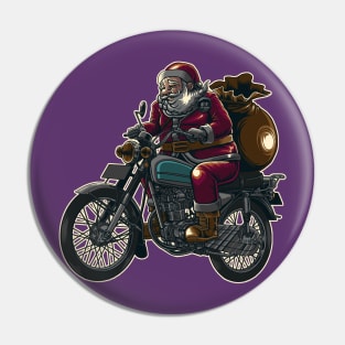 Go ride santa Pin