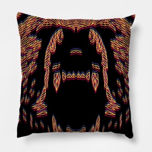 Abstract bear Pillow