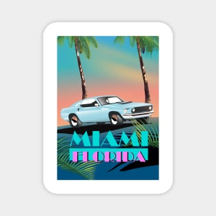 Miami Florida sportcar Magnet