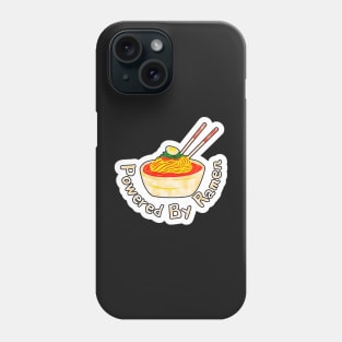 Powered by Ramen Cute Watercolor for Foodies Phone Case