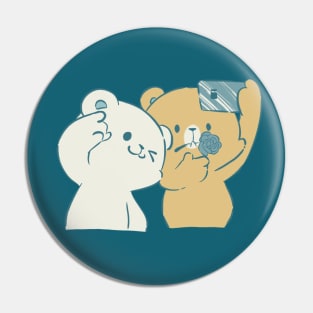 Bear Friendship Pin