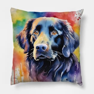 Flat Coated Retriever Pillow