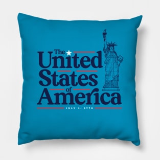 The United State of America – USA – Independence Day – July 4th 1776 Pillow