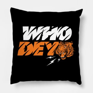 Who Dat Cincinnati Pillow