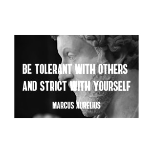 Stoicism Quote on Tolerance by Marcus Aurelius T-Shirt